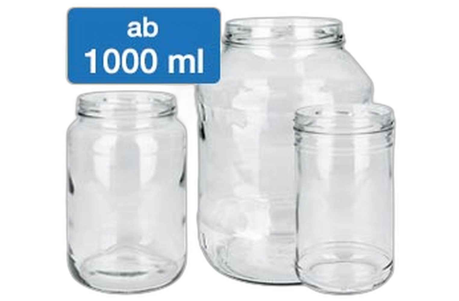 a partir de 1000 ml