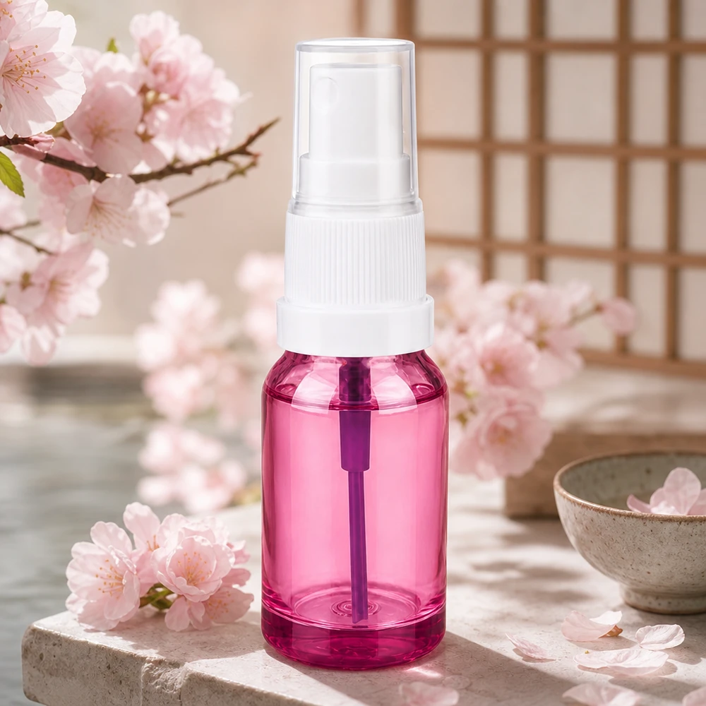 Frasco pulverizador de 10 ml de vidrio de alta calidad con un elegante aspecto PurpleLine para aplicaciones de belleza