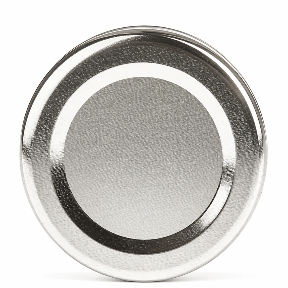 Tapa BasicSeal de 48 mm, color plateado (TO48) UNiTWIST Tapa BasicSeal de 48 mm, color plateado, TO48, cierre de rosca UNiTWIST para tarros de conserva