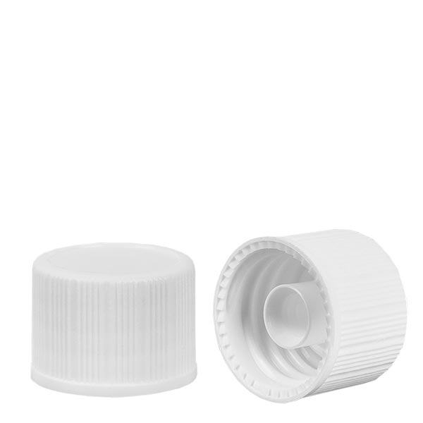 Tapón de rosca blanco 18mm estándar Tapón de rosca blanco 18mm estándar