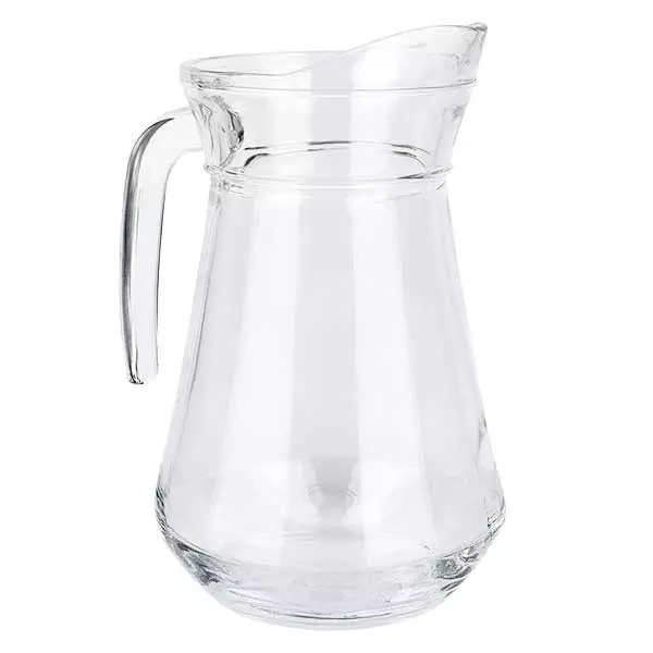 Jarra de cristal Francia 1,6 litros. Vidrio templado transparente