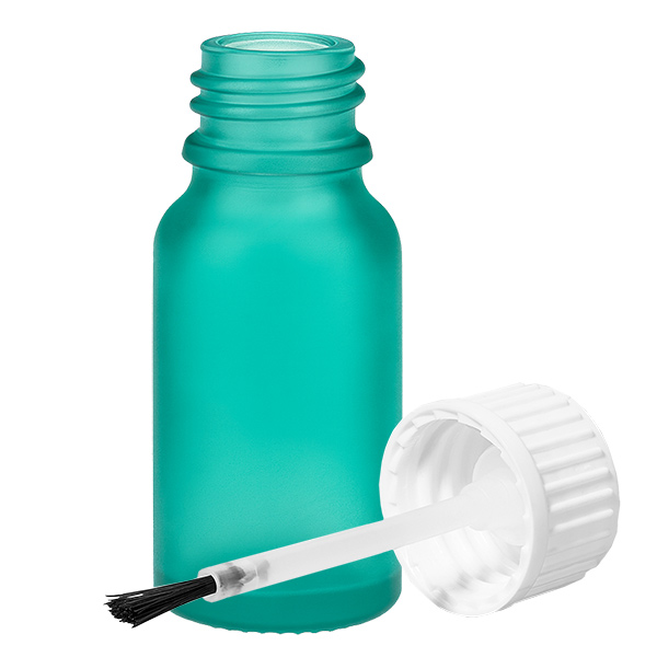 Frasco pincel 10ml blanco tapón estándar GreenLine UT18/10 Frasco pincel 10ml blanco tapón estándar GreenLine UT18/10