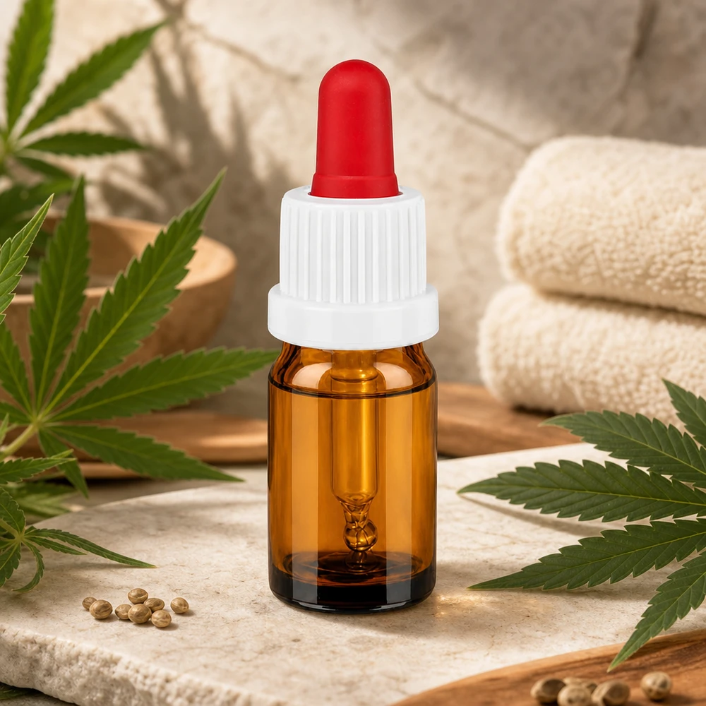 Frasco de vidrio de 5 ml de alta calidad con pipeta de color marrón para aplicaciones farmacéuticas