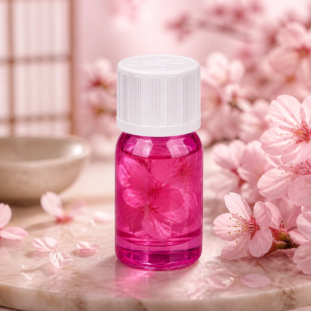 Elegante frasco de 5 ml con tapón estándar de 11 mm en violeta brillante para aplicaciones profesionales