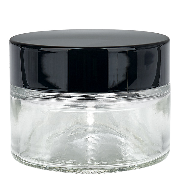 Tarro de cristal 30ml transparente con tapa insertable UNiTWIST Tarro de cristal 30ml transparente con tapa insertable UNiTWIST