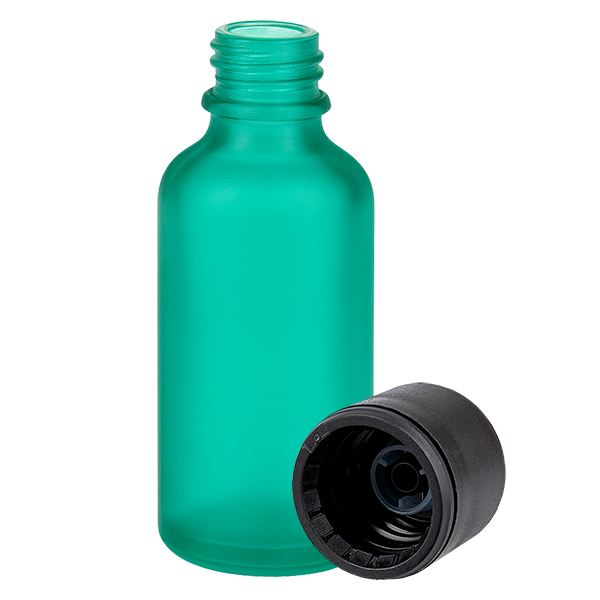 Botella 50ml tapón rosca 11mm negro GreenLine UT18/50 Botella 50ml tapón rosca 11mm negro GreenLine UT18/50