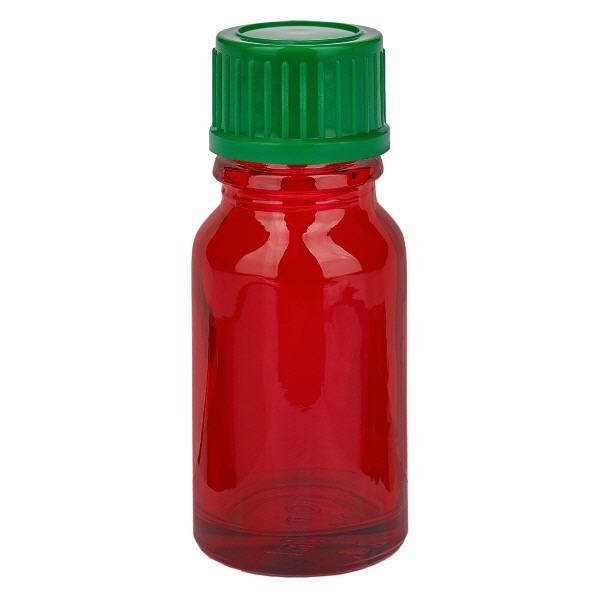 Botella 10ml 11mm tapón rosca verde estándar RedLine UT18/10 Botella 10ml 11mm tapón rosca verde estándar RedLine UT18/10