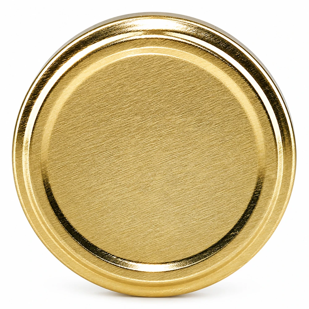 Tapa BasicSeal de 63 mm, color dorado, modelo TO63, de UniTwist, para tarros de conserva