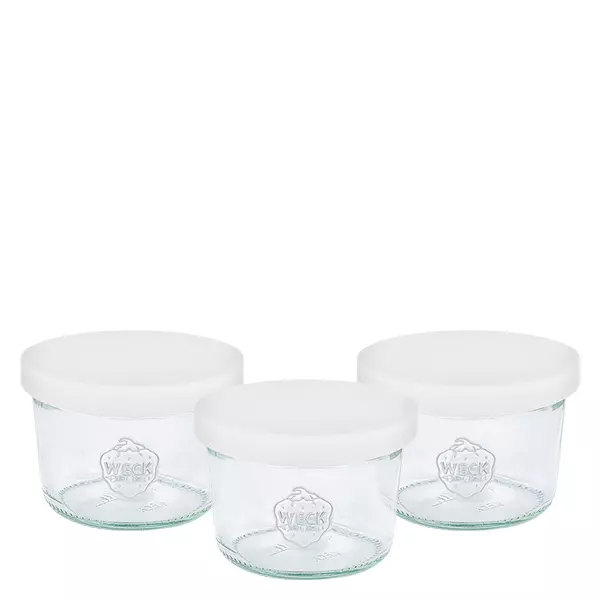 Juego de 3 tarros para HotStone1 incl. tapa de silicona Juego de 3 tarros para HotStone1 incl. tapa de silicona