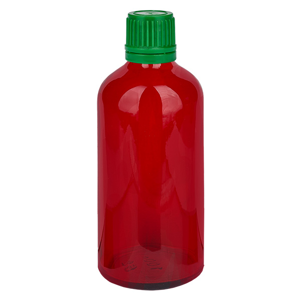 Botella 100ml tapón rosca 11mm verde RedLine UT18/100 Botella 100ml tapón rosca 11mm verde RedLine UT18/100