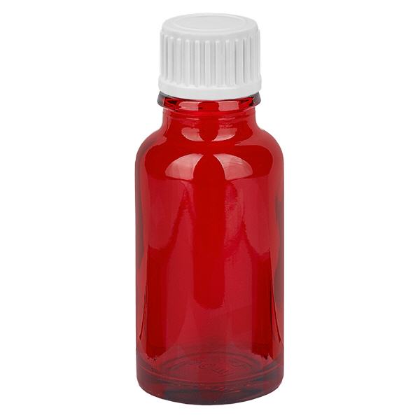 Frasco cuentagotas 20ml 0.9mm blanco cierre estándar RedLine UT18/20 Frasco cuentagotas 20ml 0.9mm blanco cierre estándar RedLine UT18/20