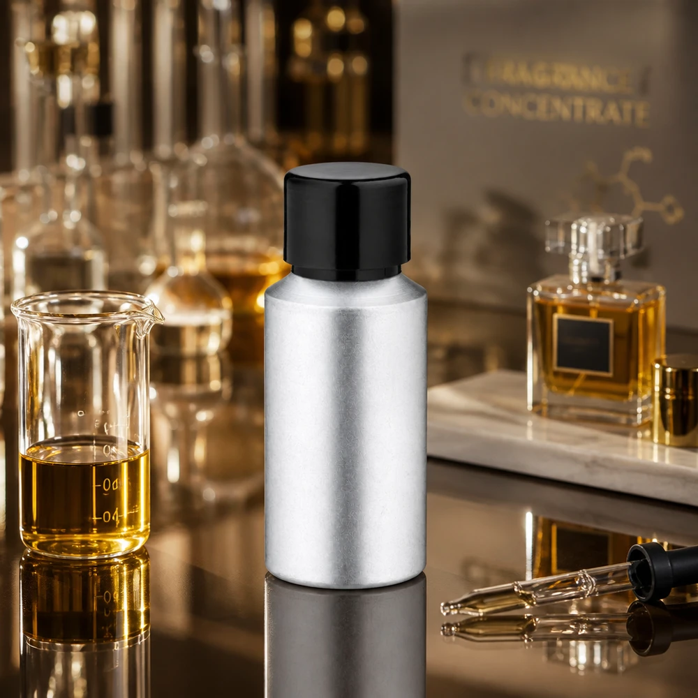 Botella de aluminio teñido de 30 ml con tapón de rosca Frasco de aluminio de 30 ml de alta calidad con superficie teñida y tapón de rosca negro para perfumería