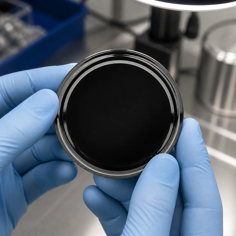 Tapa BasicSeal de 63 mm, negra (TO63) UNiTWIST Guantes de laboratorio con tapón de rosca negro BasicSeal de 63 mm TO63 UNiTWIST: control de calidad