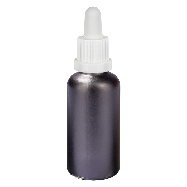 Frasco pipeta 50ml tapón inviolable blanco BlackLine UT18/50