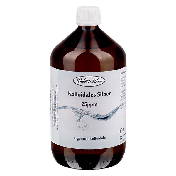 Plata coloidal 25ppm 1000ml Doktor-Klaus Plata coloidal 25ppm 1000ml Doktor-Klaus