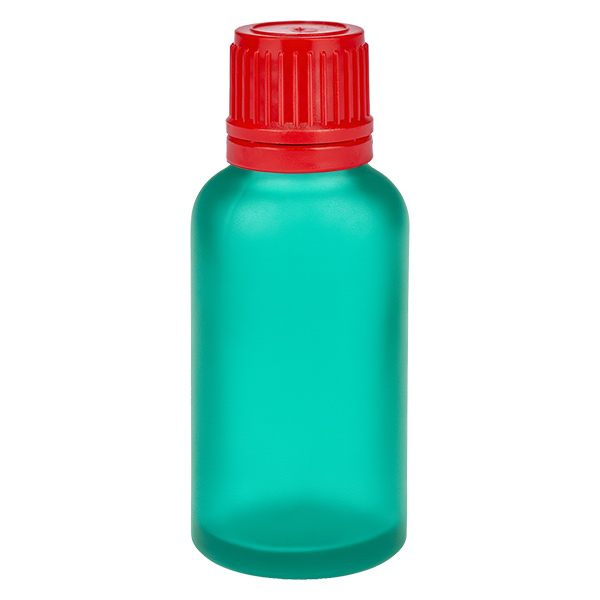 Botella 30ml tapón rosca 11mm rojo GreenLine UT18/30 Botella 30ml tapón rosca 11mm rojo GreenLine UT18/30