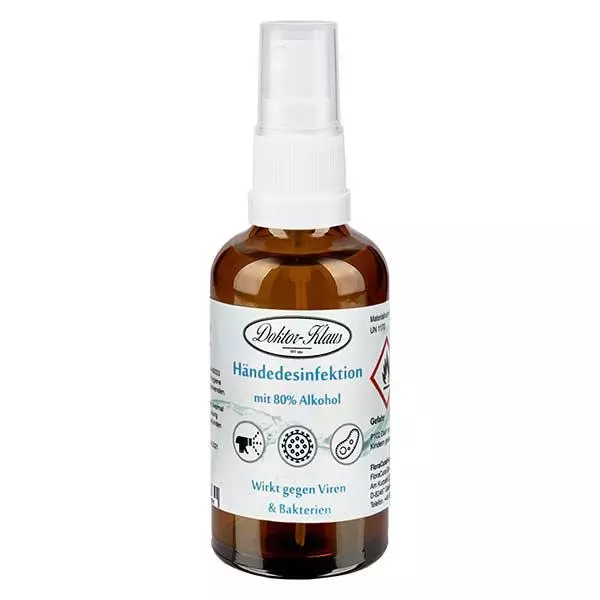 Spray desinfectante de manos 50ml Doktor-Klaus Spray desinfectante de manos 50ml Doktor-Klaus