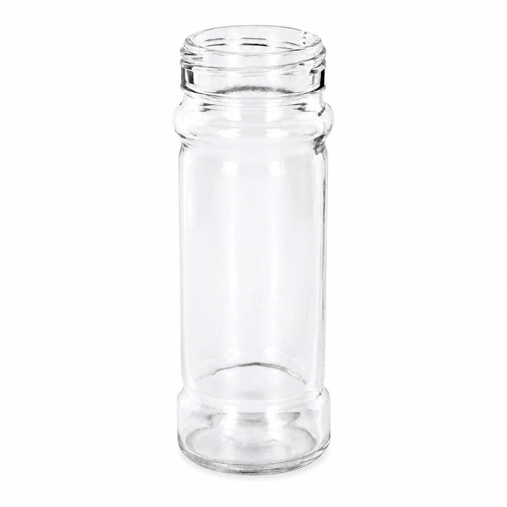 Frasco para especias vacío «Mary» de 100 ml, de cristal transparente con tapón de rosca de 41 mm