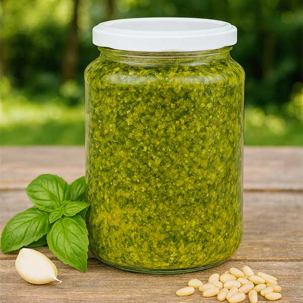 Tarro redondo de 382ml con tapa BasicSeal blanco UNiTWIST