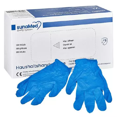 Caja de 100 guantes desechables SunaMed talla XL Caja de 100 guantes desechables SunaMed talla XL