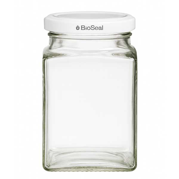 Tarro tetra 260ml + tapa BioSeal blanco UNiTWIST