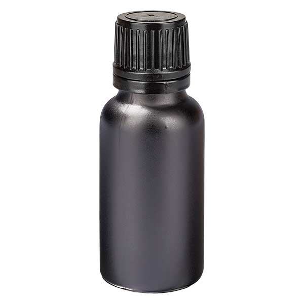 Frasco cuentagotas 20ml 1mm cierre inviolable BlackL. UT18/20 Frasco cuentagotas 20ml 1mm cierre inviolable BlackL. UT18/20