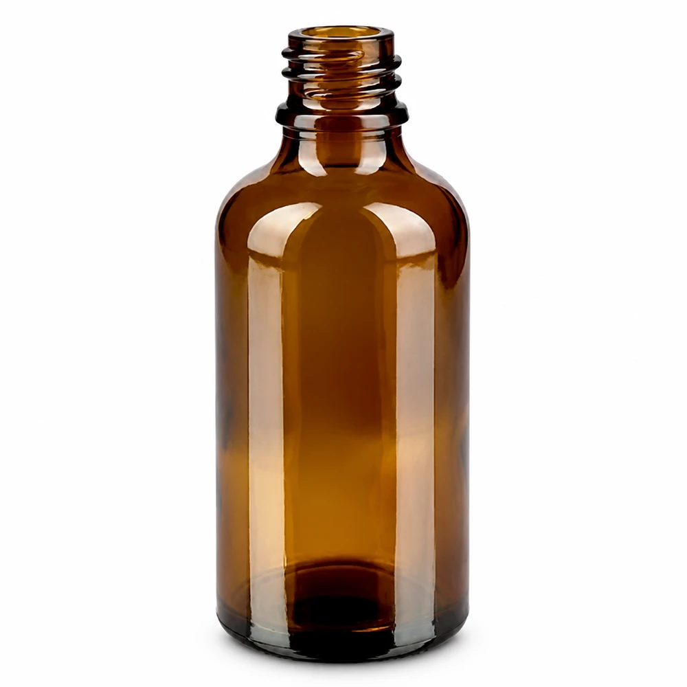 Frasco cuentagotas de 50 ml con tapón inviolable negro de 2 mm BrownLine UT18/50 Frasco de cristal marrón de 50 ml con tapón cuentagotas de 2 mm para dosificar líquidos con precisión