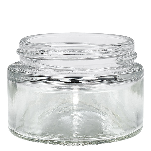 Tarro de cristal 30ml transparente con tapa insertable UNiTWIST