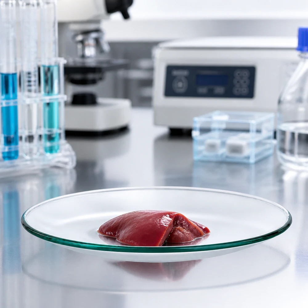 Plato pequeño de laboratorio de vidrio transparente de 70 mm para análisis de muestras e investigaciones científicas