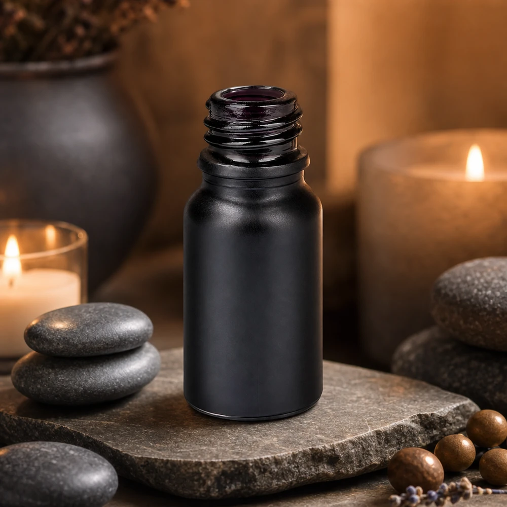 Frasco de farmacia BlackLine UT18/10 UNiTWIST de 10 ml con práctico tapón de rosca para un almacenamiento seguro