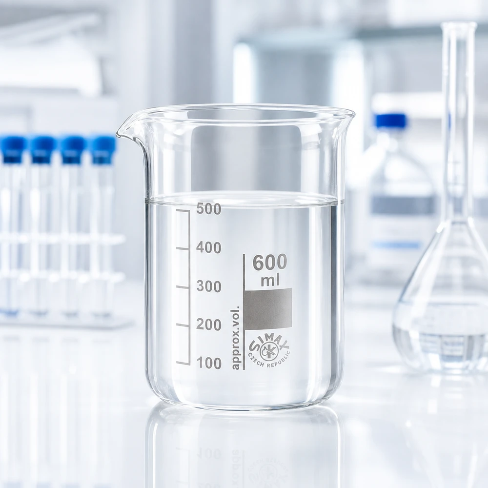 Vaso transparente 600 ml molde bajo de vidrio de borosilicato de alta calidad para laboratorio y cocina
