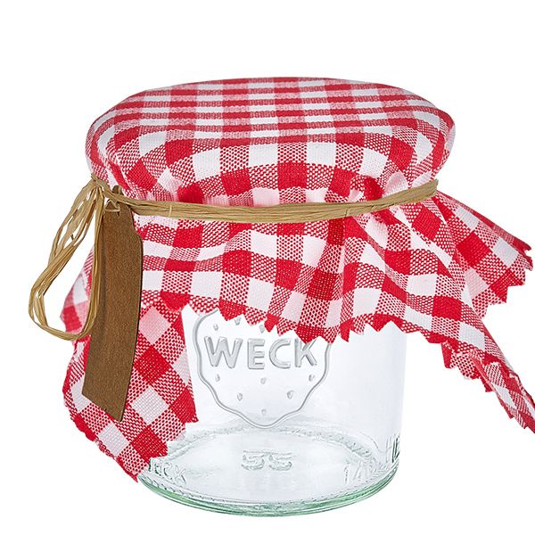 Alfombra de joyería de tela a cuadros rojos 15cm cuadrada