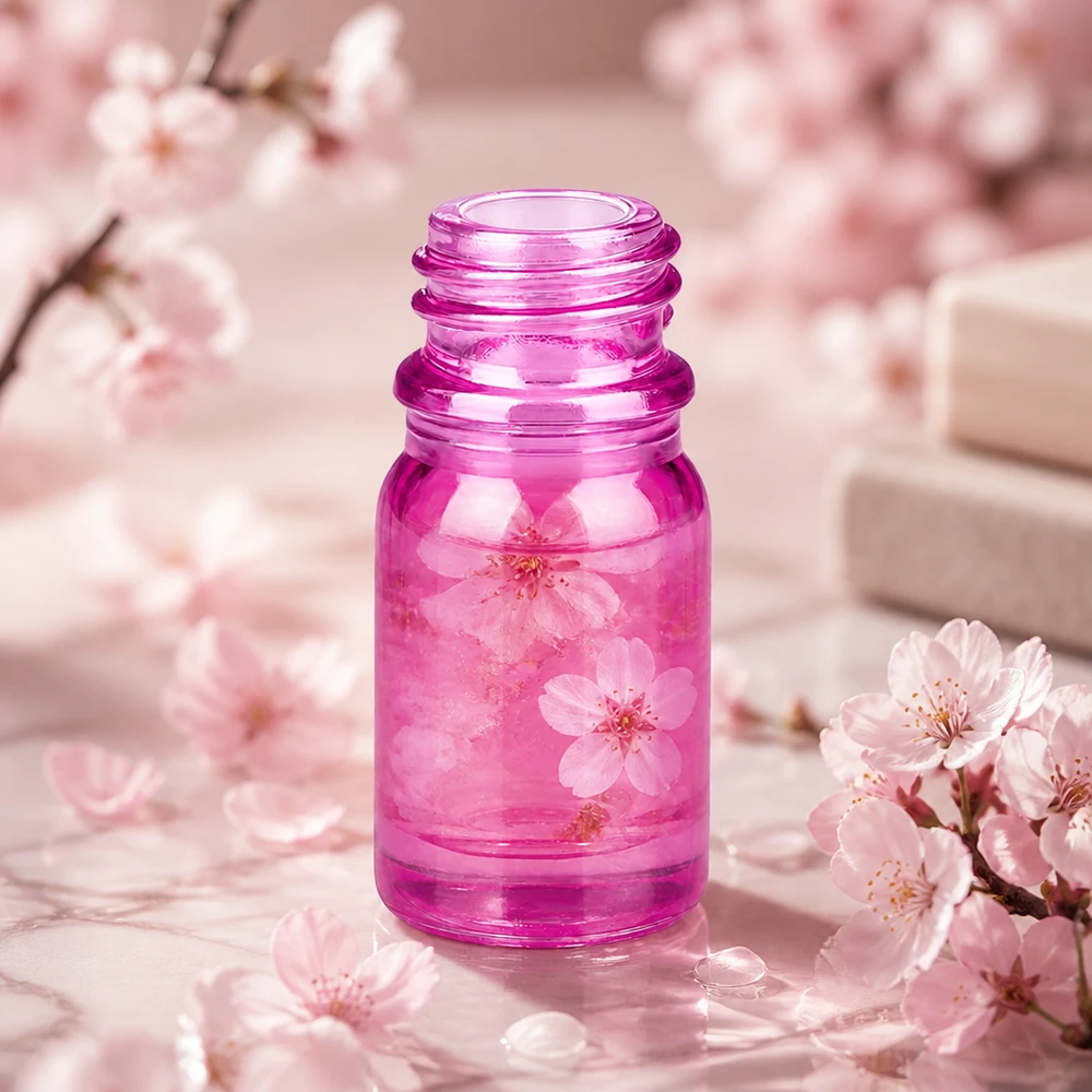 Frasco de farmacia de 5 ml PurpleLine UT18/5 UNiTWIST Frasco de farmacia PurpleLine UT18/5 UNiTWIST de 5 ml en morado brillante para cosmética natural