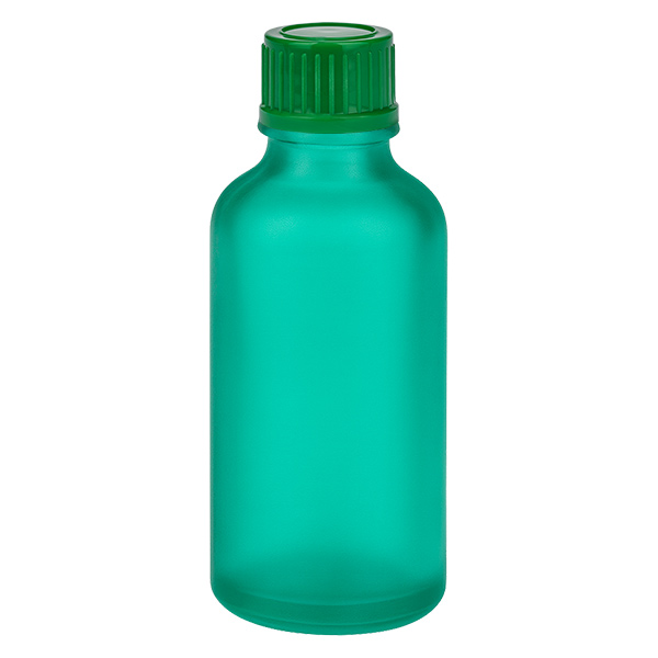 Botella 50ml tapón rosca 11mm verde estándar GreenLine UT18/50 Botella 50ml tapón rosca 11mm verde estándar GreenLine UT18/50