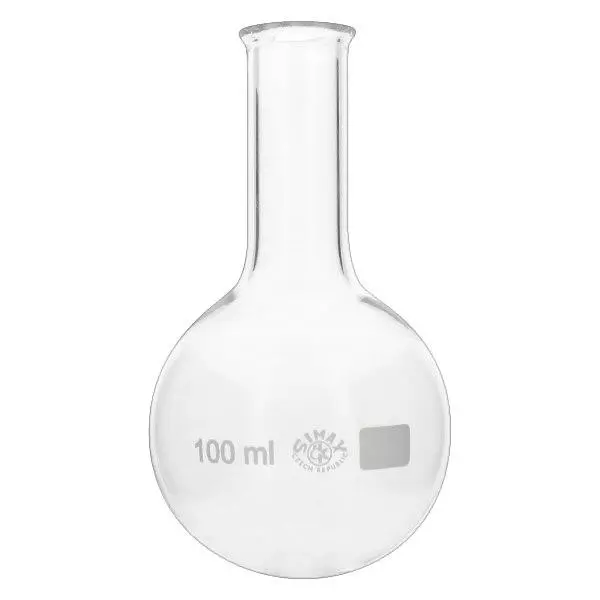 Matraz fondo redondo 100ml cuello estrecho Matraz fondo redondo 100ml cuello estrecho