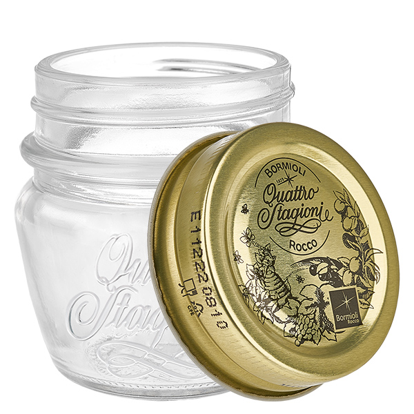Tarro redondo "Quattro Stagioni" de 80 ml con tapa Tarro redondo "Quattro Stagioni" de 80 ml con tapa