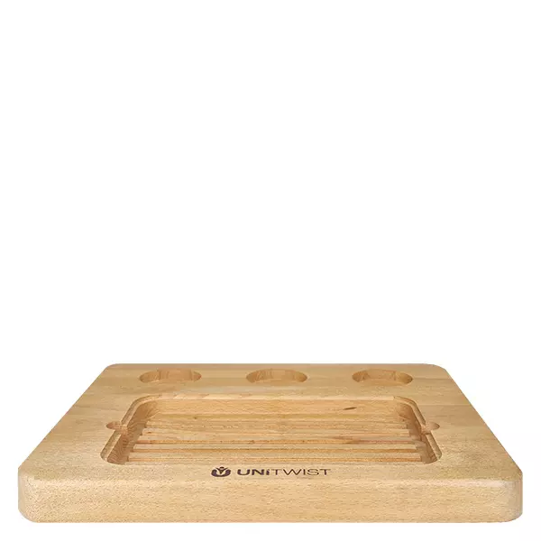 Tablero de madera (haya) para conjuntos de piedras calientes UNiTWIST. Tablero de madera (haya) para conjuntos de piedras calientes UNiTWIST.