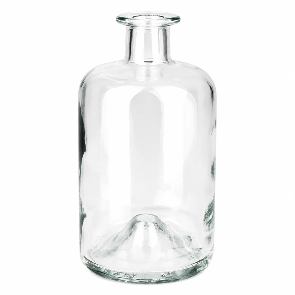 Botella de farmacia de 500 ml «500ml Glasflasche "Sofia" ohne Verschluss UNiTWIST» sin tapón UNiTWIST® Botella de cristal de 500 ml Sofia transparente sin tapón Botella farmacéutica UNiTWIST vacía para rellenar