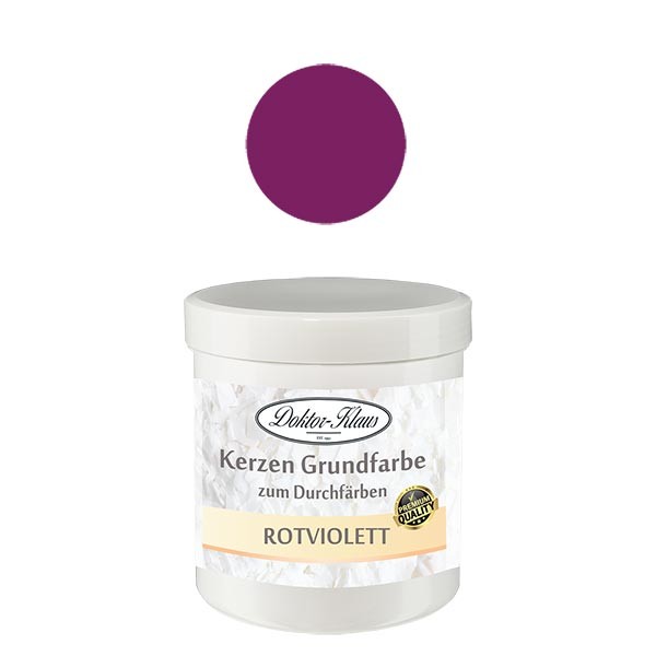 Base para velas Doktor-Klaus color rojo violeta, 7gr, en lata Base para velas Doktor-Klaus color rojo violeta, 7gr, en lata