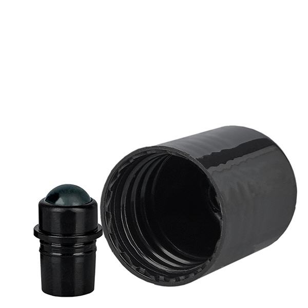 Roll-On cap negro 18mm (UT18) Roll-On cap negro 18mm (UT18)
