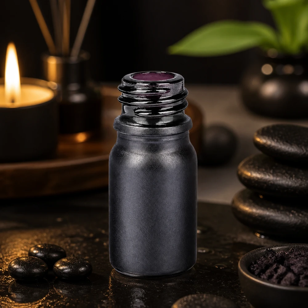 Frasco de farmacia Premium BlackLine UT18/5 UNiTWIST de 5 ml para aromaterapia y bienestar de alta calidad