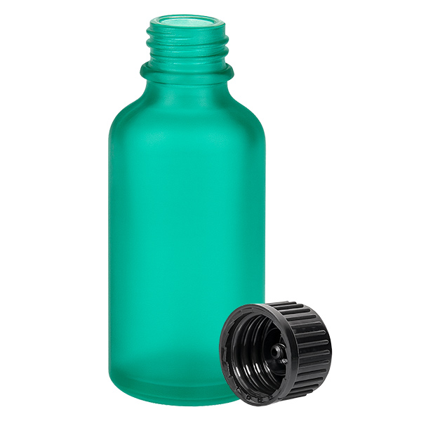 Frasco 50ml 11mm tapón rosca negro estándar GreenLine UT18/50 Frasco 50ml 11mm tapón rosca negro estándar GreenLine UT18/50