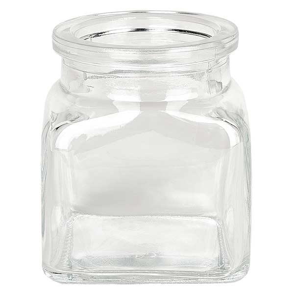 Quadratus 120ml transparente, apertura 39mm, sin corcho 38/42 Quadratus 120ml transparente, apertura 39mm, sin corcho 38/42