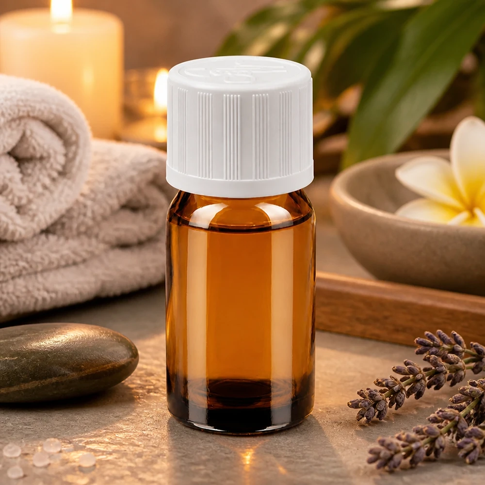 Frasco de 5 ml de vidrio marrón rosca de 11 mm perfecto para aplicaciones de homeopatía y naturopatía