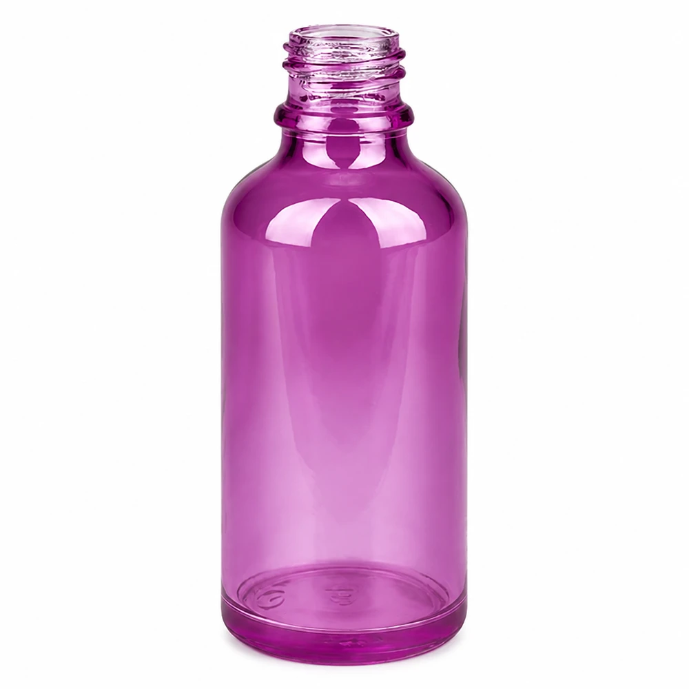 Frasco de farmacia de 50 ml PurpleLine UT18/50 UNiTWIST Frasco de farmacia de 50 ml PurpleLine UT18/50 UNiTWIST en violeta transparente para aplicaciones farmacéuticas