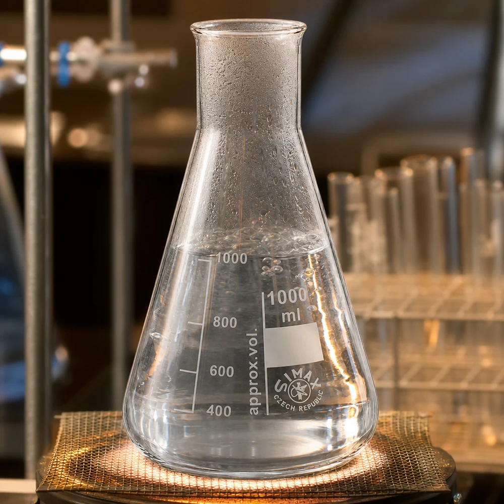 Matraz Erlenmeyer 1000ml cuello ancho Matraz Erlenmeyer 1000ml cuello ancho