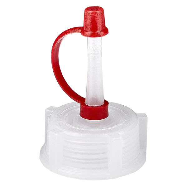 Tapón cuentagotas para frascos de laboratorio de cuello estrecho de 250 y 500 ml Tapón cuentagotas para frascos de laboratorio de cuello estrecho de 250 y 500 ml