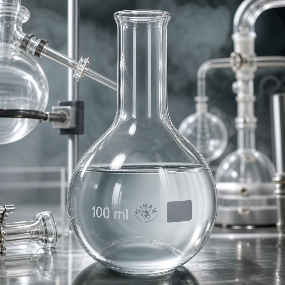 Matraz Erlenmeyer 100ml cuello estrecho Frasco de laboratorio transparente de 100 ml con cuello fino para experimentos químicos profesionales