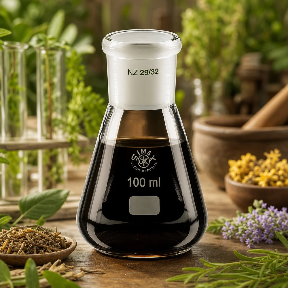Matraz Erlenmeyer de 100 ml con junta esmerilada estándar (29/32)