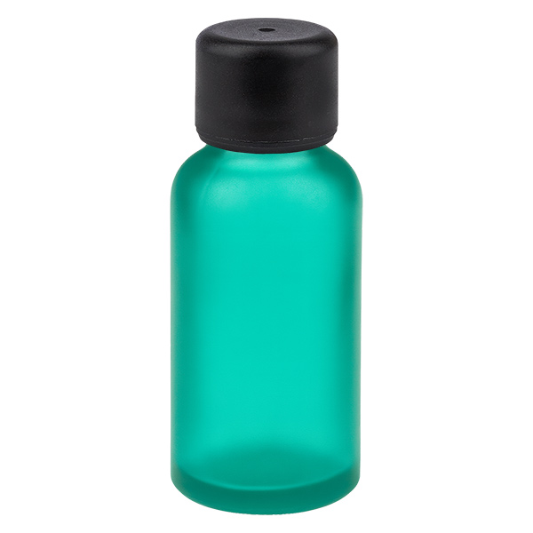 Botella 30ml tapón rosca 6mm negro estándar GreenLine UT18/30 Botella 30ml tapón rosca 6mm negro estándar GreenLine UT18/30